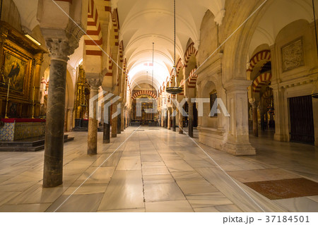 La Mezquita Cathedral in Cordoba, Spain. La Mezquita Cathedral in Cordoba, Spain. 37184501