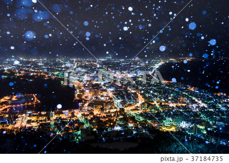 函館の夜景（北海道） 37184735