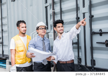 engineers and teamwork, meeting for successful 37184845