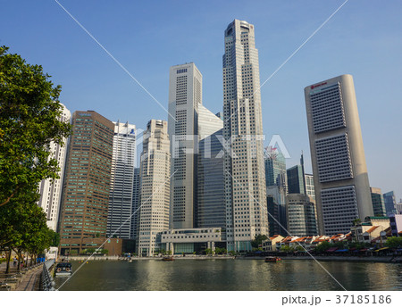 Modern buildings in Singapore Modern buildings in Singapore 37185186