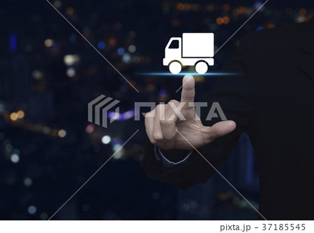 Truck delivery service concept 37185545