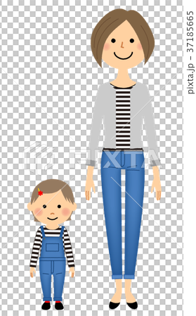 ママと娘　 リンクコーデ 37185665