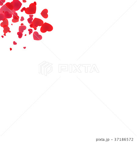 Red heart corner design Red heart corner design 37186572