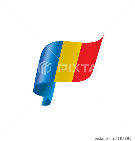 Chad flag, vector illustration Chad flag, vector illustration 37187899