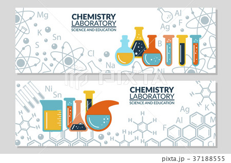 a set of scientific laboratory research banners 37188555