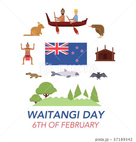 New Zealand Waitangi Day on the 6th of February. New Zealand Waitangi Day on the 6th of February. 37189342