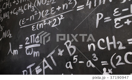 Chemical and mathematical equations wall room Chemical and mathematical equations wall room 37190947