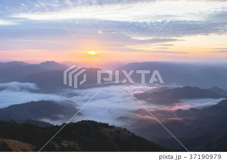 sunrise light and mist sunrise light and mist 37190979