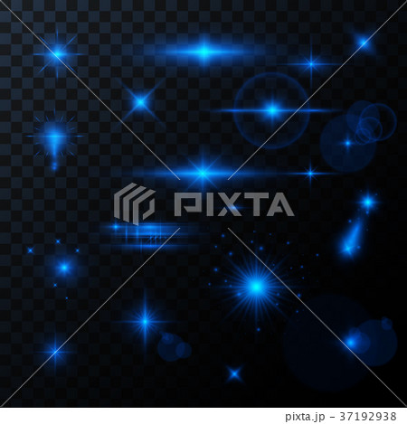 Lens Flare, glow light effect. sun or realistic 37192938