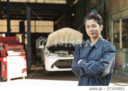 自動車整備士　ミドル男性 37193661