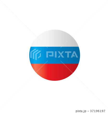 Russia flag, vector illustration 37196197