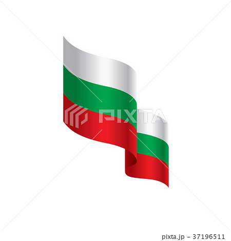 Bulgaria flag, vector illustration 37196511