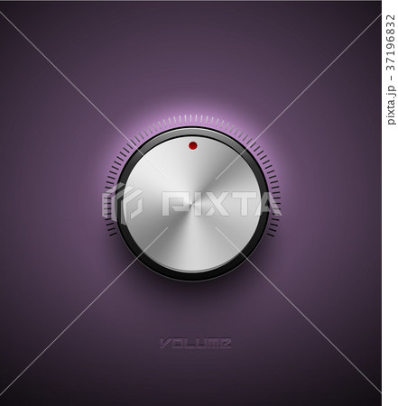 Volume button, sound control icon, music knob 37196832