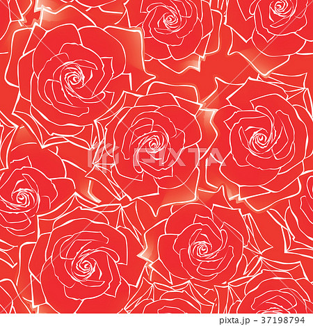Floral seamless pattern. Flower rose background. 37198794