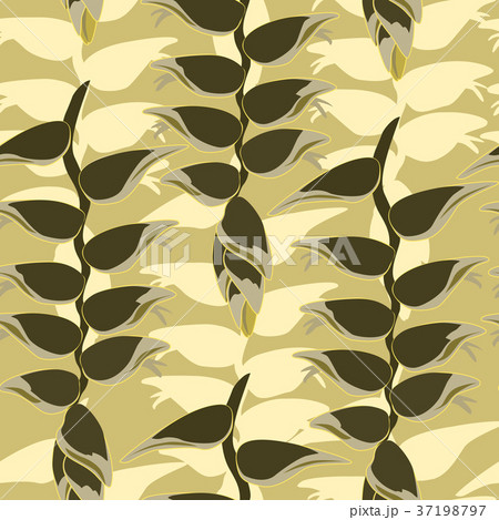 Floral leaves pattern. Nature Leaf tile background 37198797