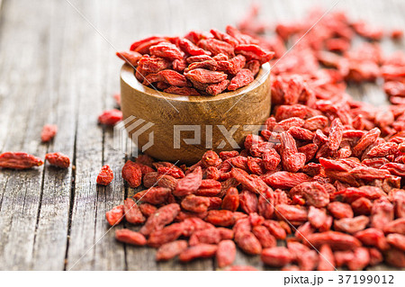 Dried goji berries. 37199012