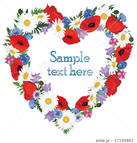 Floral background. Flower bouquet greeting card 37199862