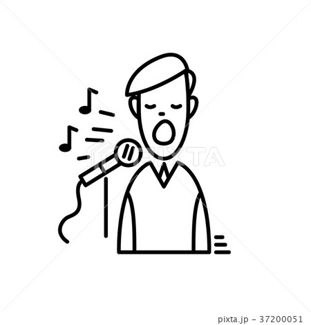 Line icons - karaoke. Party celebration Birthday Line icons - karaoke. Party celebration Birthday 37200051