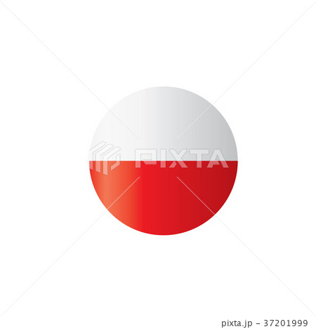 Poland flag, vector illustration 37201999
