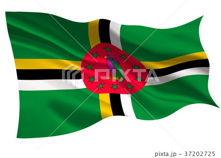 도미니카 공화국의 국기 깃발 아이콘 - 스톡일러스트 [37202725] - Pixta