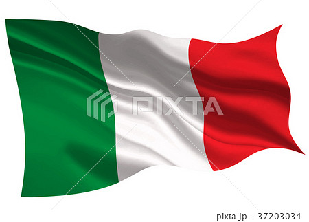 イタリア 国旗 旗 アイコン のイラスト素材