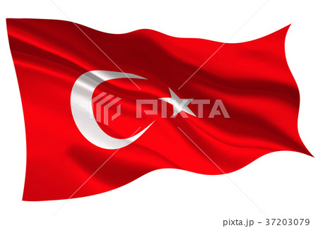 터키 국기 깃발 아이콘 - 스톡일러스트 [37203079] - Pixta