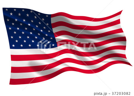 アメリカ　国旗　旗　アイコン 