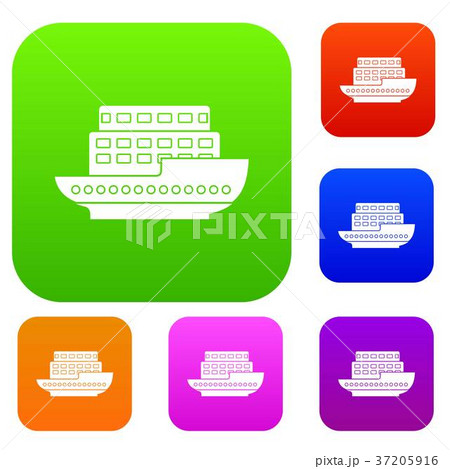 Large passenger ship set collection Large passenger ship set collection 37205916