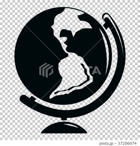 Globe icon, simple black style Globe icon, simple black style 37206074