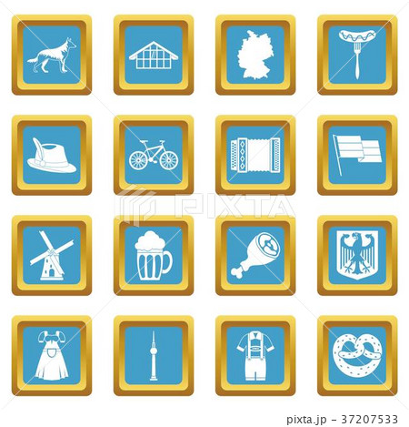 Germany icons azureのイラスト素材 [37207533] - PIXTA