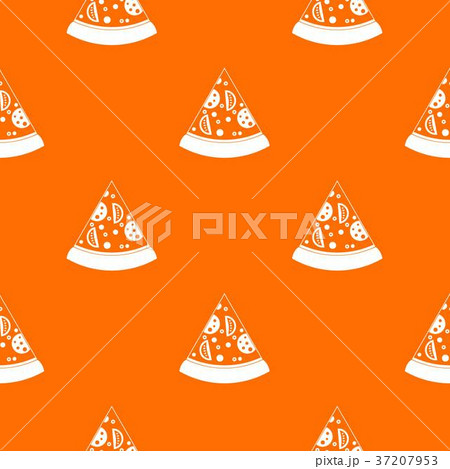 Slice of pizza pattern seamless 37207953