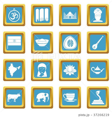 India travel icons azure 37208219