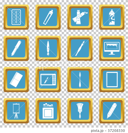 Design and drawing tools icons azure 37208330
