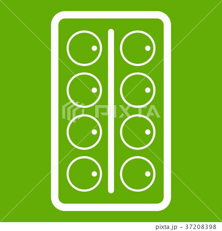 Watercolor icon green 37208398