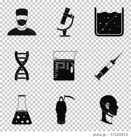 Bruise icons set, simple style - Stock Illustration [37208818] - PIXTA