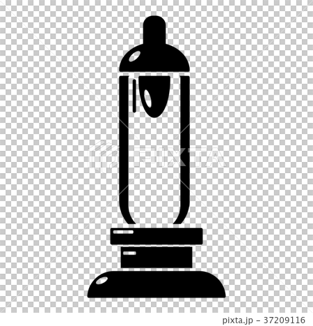 Car candle icon, simple black style 37209116