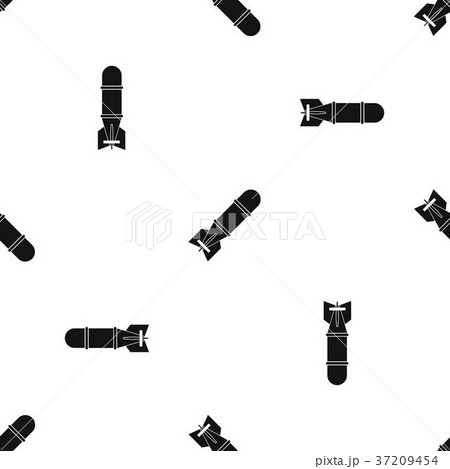 Bomb pattern seamless black 37209454