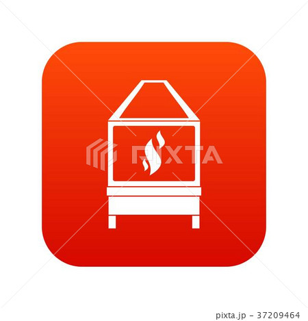 Blacksmith icon digital red 37209464