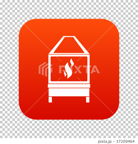 Blacksmith icon digital red 37209464