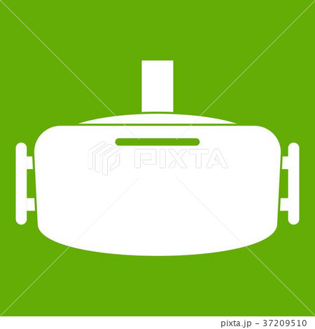 Vr device icon green Vr device icon green 37209510