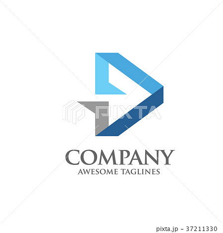 abstract arrow color logo vector 37211330