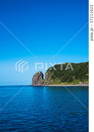 知床観光船からの景色　プユニ岬 37211622