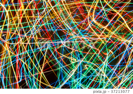 Colorful lights on the long exposure background 37213077