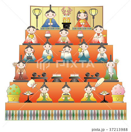 お雛様のイラスト素材
