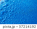 Water drops on blue background 37214192