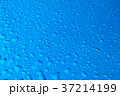 Water drops on blue background 37214199
