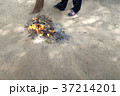 Sweep leaves and burn leaves stack 37214201