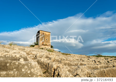 Greek Roman Theater in Syracuse - Sicily Italy 37216493