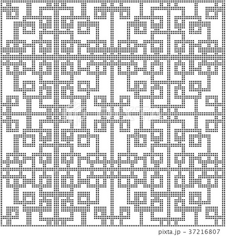 Half tone seamless retro pattern background 37216807