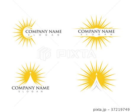 Sun over horizon Vector illustration Sun over horizon Vector illustration 37219749